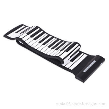 Roll-up piano, multiple functions